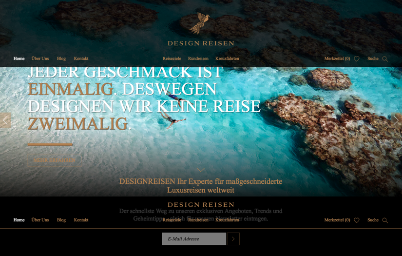 DESIGN REISEN | TYPO3 CMS screenshot 1